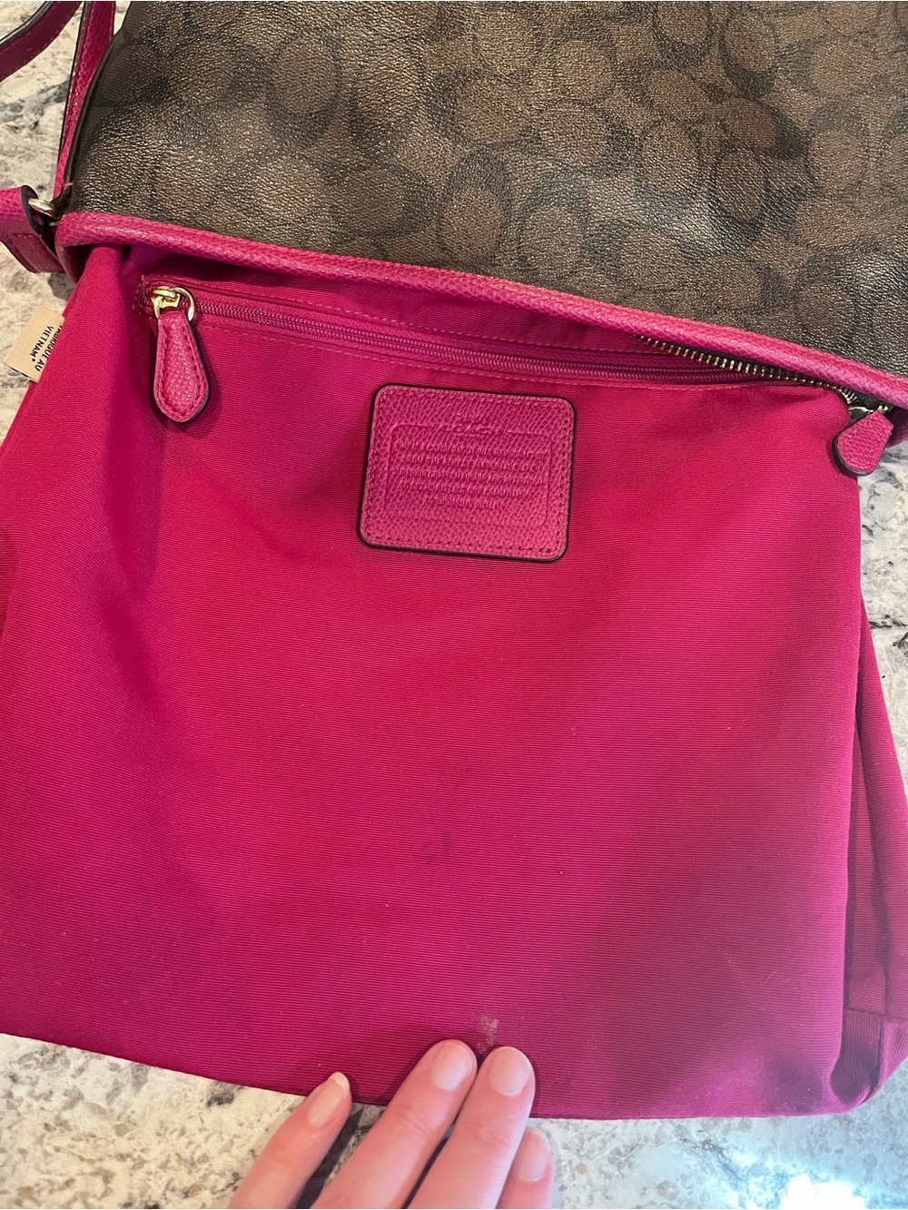 Coach Signature File Crossbody Bag - Picture 12 of 16